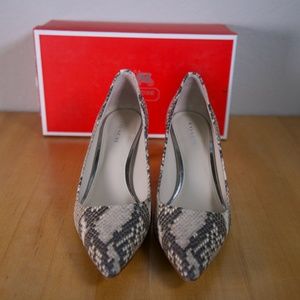 Coach Grand Classic Kitten Heel Pump Snake